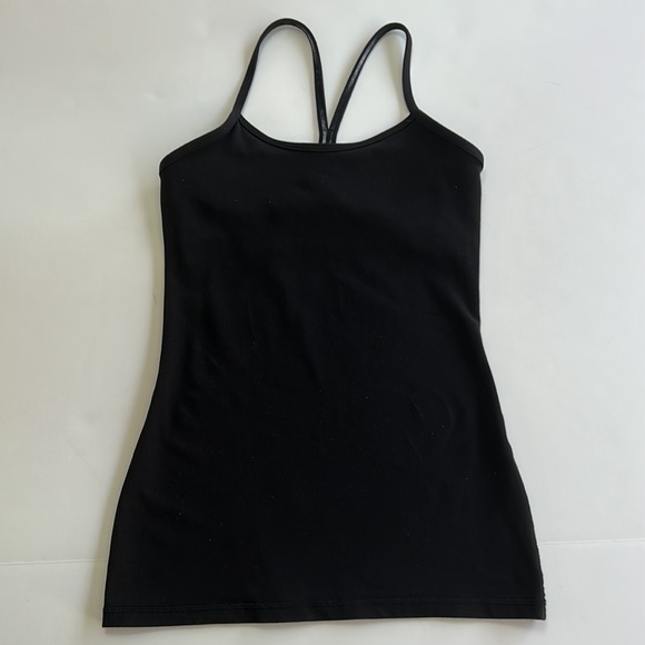 Women’s lululemon racerback fitted tank black size 4 - Picture 2 of 11